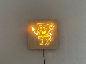 LED lighting SpongeBob