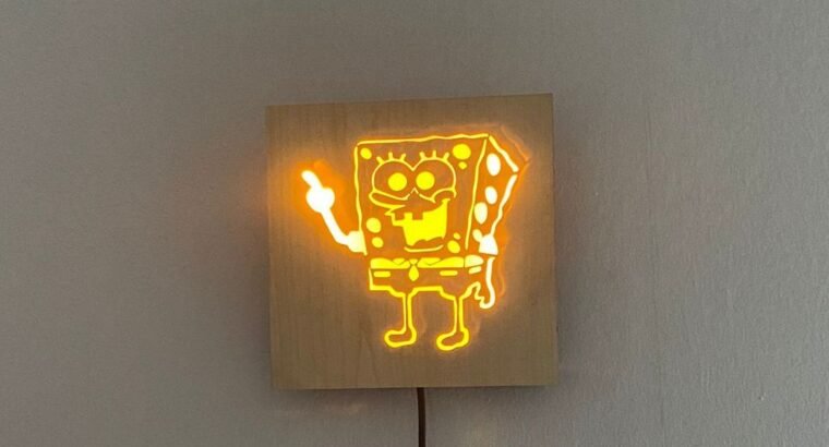 LED lighting SpongeBob