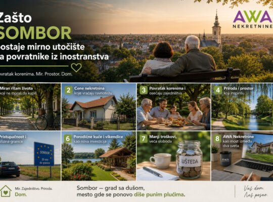 Zašto Sombor postaje mirno utočište za povratnike iz inostranstva